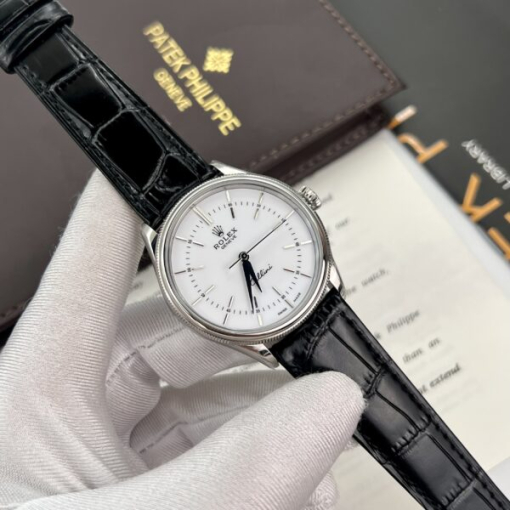 Custom Rolex Cellini White Dial - Swiss 201 - Image 2