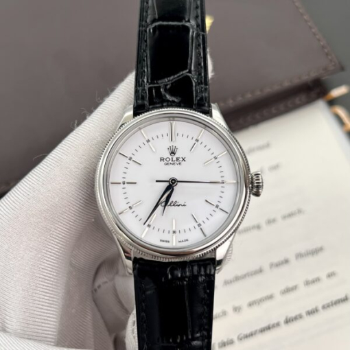 Custom Rolex Cellini White Dial - Swiss 201