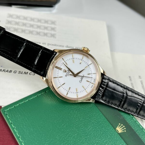 Custom Rolex Cellini White Dial - Swiss 202 - Image 3