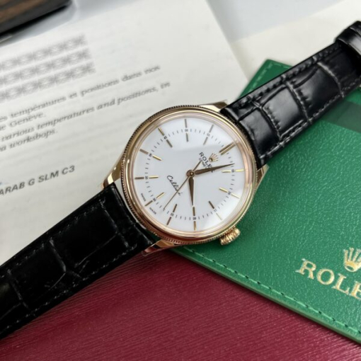 Custom Rolex Cellini White Dial - Swiss 202 - Image 2