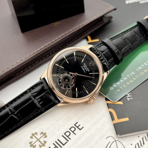 Custom Rolex Cellini Calendar Black Dial - Swiss 200 - Image 2