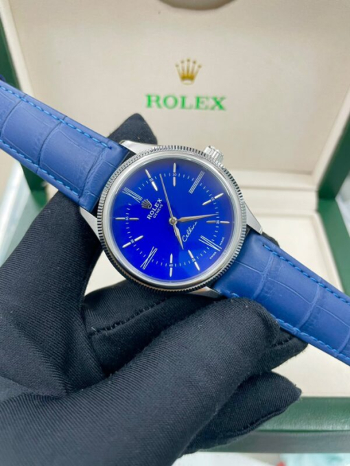 Custom Rolex Cellini Blue Dial - Asian Rolex 166 - Image 2