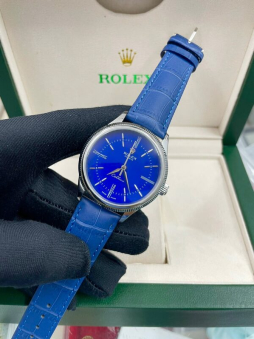 Custom Rolex Cellini Blue Dial - Asian Rolex 166 - Image 3