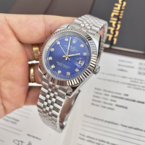 Custom Rolex DateJust Blue Dial - Asian Rolex 67 - Image 2