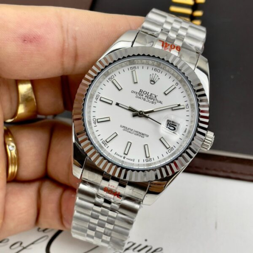 Custom Rolex DateJust White Dial - Asian Rolex 54 - Image 3