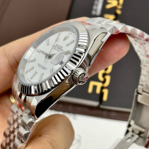 Custom Rolex DateJust White Dial - Asian Rolex 54 - Image 6