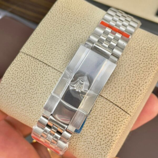 Custom Rolex DateJust Grey Dial Diamonds Bezel - Asian Rolex 51 - Image 6