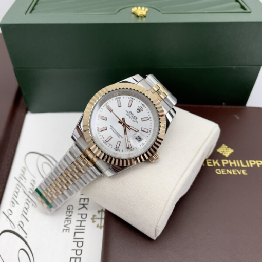 Custom Rolex DateJust Demi White Dial - Asian Rolex 59 - Image 2