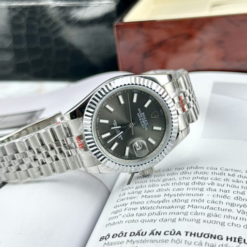 Custom Rolex DateJust Grey Dial - Asian Rolex 57 - Image 2