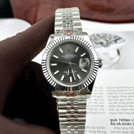 Custom Rolex DateJust Grey Dial - Asian Rolex 57