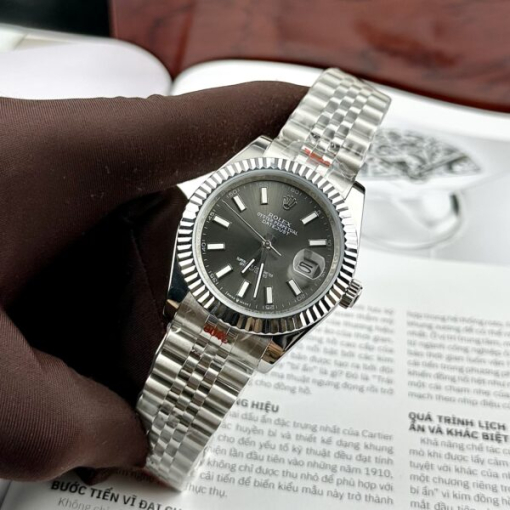 Custom Rolex DateJust Grey Dial - Asian Rolex 57 - Image 3