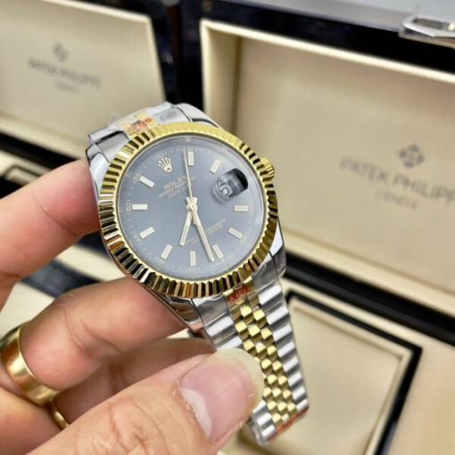 Custom Rolex DateJust Demi Black Dial - Asian Rolex 64 - Image 3