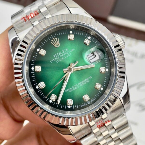 Custom Rolex DateJust Green Dial - Asian Rolex 76 - Image 5