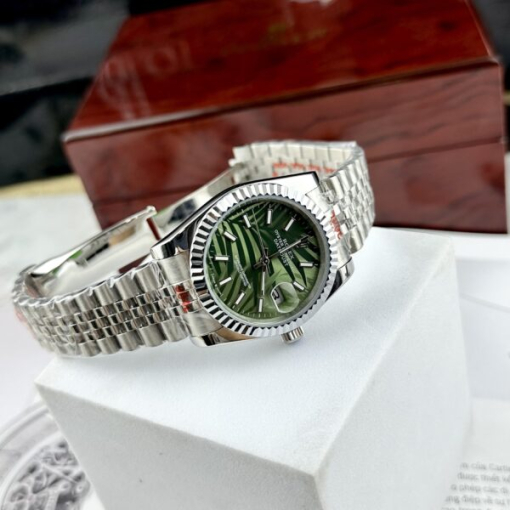 Custom Rolex DateJust Palm Motif Green Dial - Asian Rolex 62