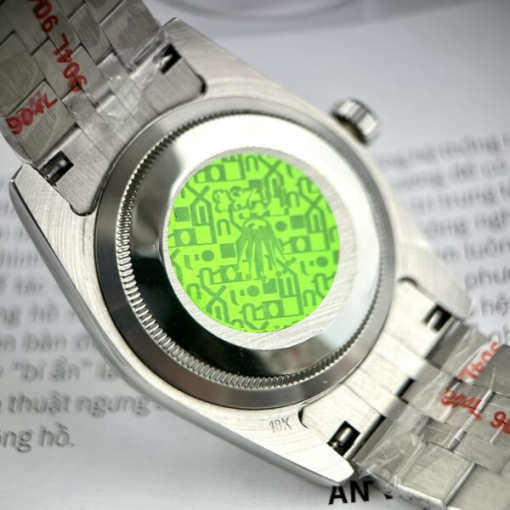 Custom Rolex DateJust Palm Motif Green Dial - Asian Rolex 62 - Image 5