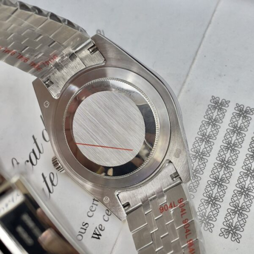 Custom Rolex DateJust White Dial Diamonds Bezel - Asian Rolex 86 - Image 4