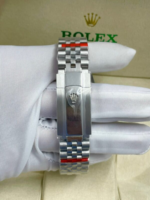 Custom Rolex DateJust Palm Leaf Grey Dial - Asian Rolex 53 - Image 7