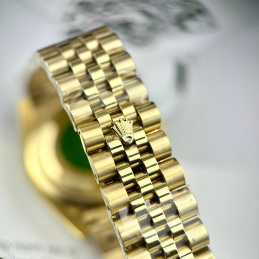 Custom Rolex DateJust Yellow Gold Champagne Computer Dial - Asian Rolex 78 - Image 4