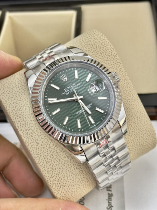 Custom Rolex DateJust Green Dial - Asian Rolex 61 - Image 2