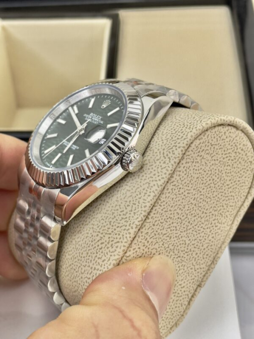 Custom Rolex DateJust Green Dial - Asian Rolex 61 - Image 4