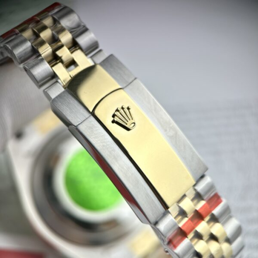 Custom Rolex DateJust Demi Champagne Dial Diamonds Bezel - Asian Rolex 89 - Image 5