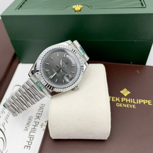 Custom Rolex Day-Date Grey Dial - Asian Rolex 99 - Image 2