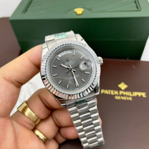 Custom Rolex Day-Date Grey Dial - Asian Rolex 99 - Image 3