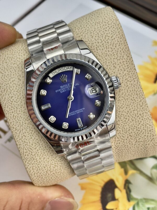 Custom Rolex Day-Date Blue Dial - Asian Rolex 97 - Image 2