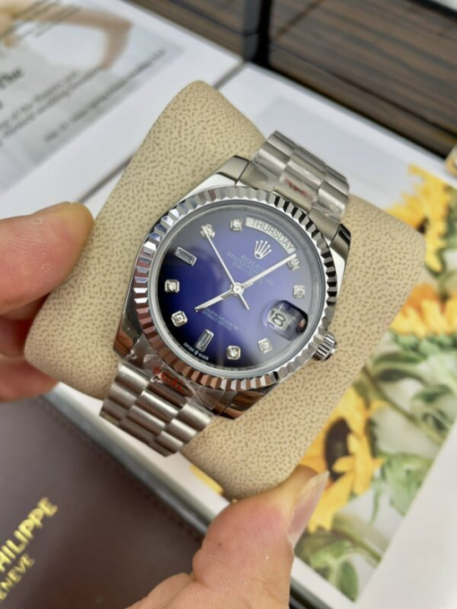 Custom Rolex Day-Date Blue Dial - Asian Rolex 97 - Image 3