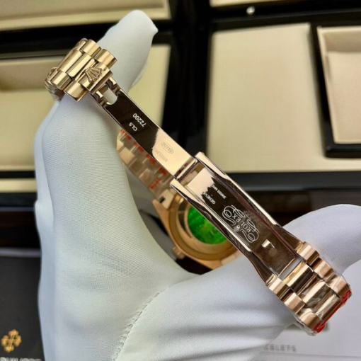 Custom Rolex Day-Date Rose Gold Chocolate Dial Diamonds Dial - Asian Rolex 130 - Image 6