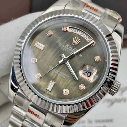 Custom Rolex Day-Date Grey Dial - Asian Rolex 96 - Image 3