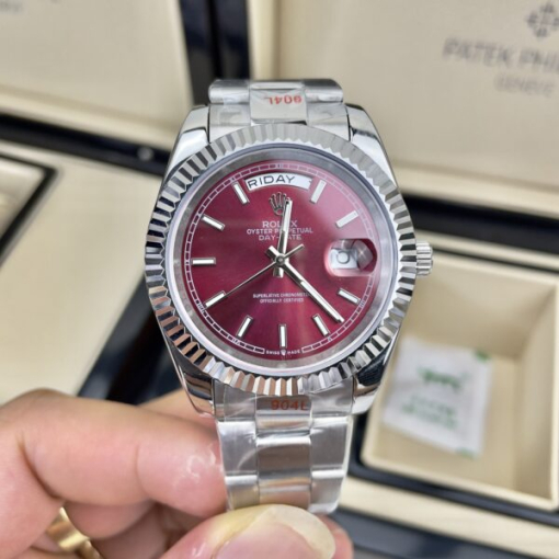 Custom Rolex Day-Date Ruby Dial - Asian Rolex 116