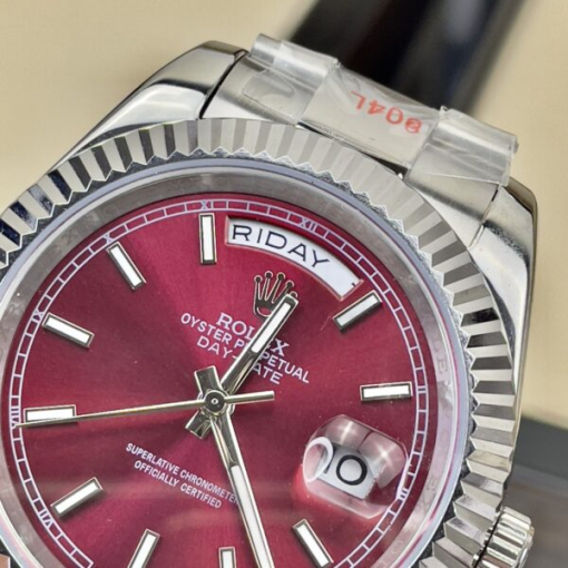 Custom Rolex Day-Date Ruby Dial - Asian Rolex 116 - Image 2