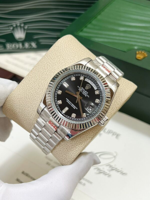 Custom Rolex Day-Date Black Dial - Asian Rolex 107 - Image 3