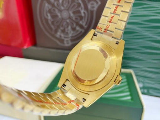 Custom Rolex Day-Date Yellow Gold White Dial - Asian Rolex 102 - Image 5