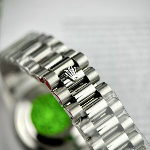 Custom Rolex Day-Date Oyster Grey Dial Diamonds Bezel - Asian Rolex 112 - Image 8