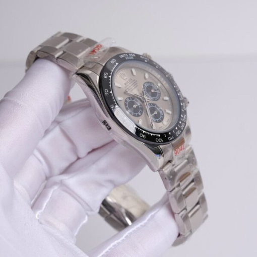 Custom Rolex Daytona Cosmograph Grey Index Dial Black Oysterflex - Asian Rolex 17 - Image 3