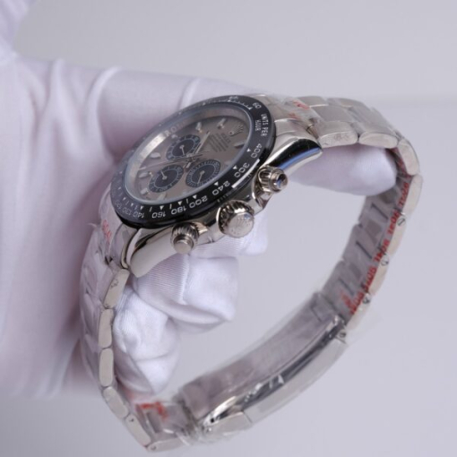 Custom Rolex Daytona Cosmograph Grey Index Dial Black Oysterflex - Asian Rolex 17 - Image 2