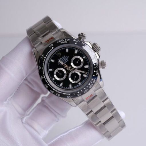 Custom Rolex Daytona Cosmograph Full Black Dial - Asian Rolex 18