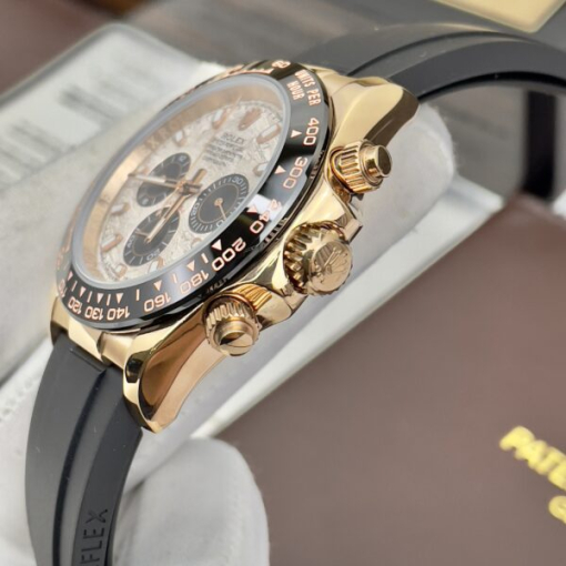 Custom Rolex Yellow Gold Cosmograph Daytona Meteorite - Asian Rolex 10 - Image 5