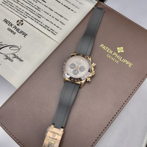 Custom Rolex Yellow Gold Cosmograph Daytona Meteorite - Asian Rolex 10 - Image 6