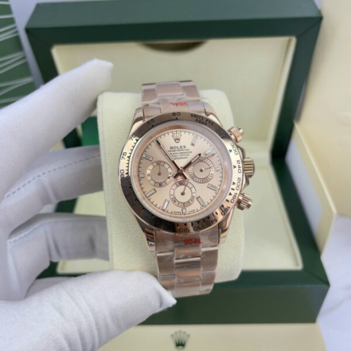 Custom Rolex Daytona Cosmograph Everose Gold Dial - Asian Rolex 29 - Image 4