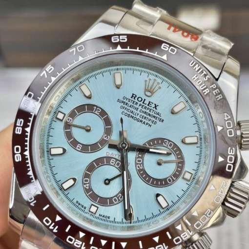 Custom Rolex Daytona Cosmograph Iced Blue Dial - Asian Rolex 13 - Image 4