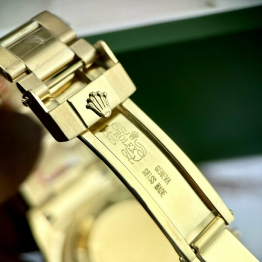 Custom Rolex Daytona Cosmograph Yellow Gold White Dial - Asian Rolex 28 - Image 8