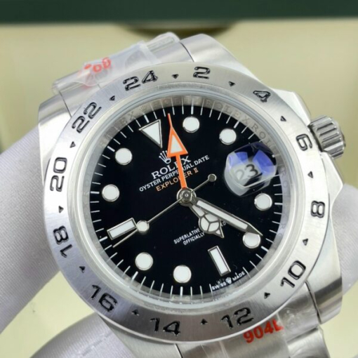 Custom Rolex Explorer II Black Dial - Asian Rolex 143 - Image 4