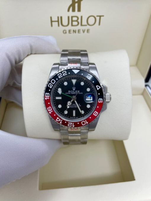 Custom Rolex GMT-Master II Coke Black Dial - Asian 153