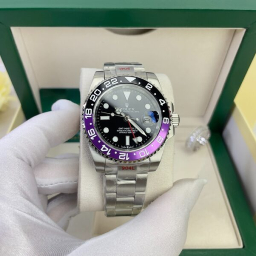 Custom Rolex GMT-Master II Joker Black Dial - Asian 155