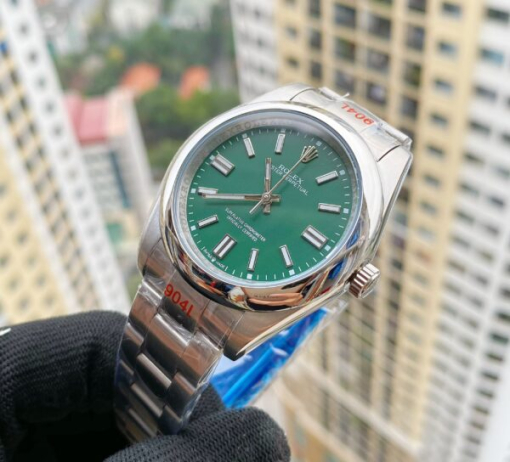 Custom Rolex Oyster Perpetual Green Dial - Asian Rolex 162 - Image 3