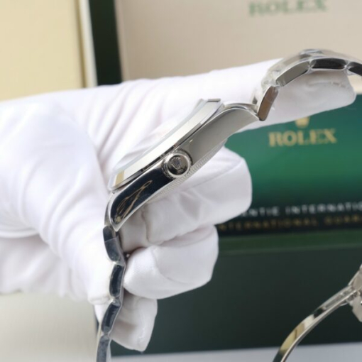 Custom Rolex Oyster Perpetual Air King Black Dial - Asian Rolex 164 - Image 4