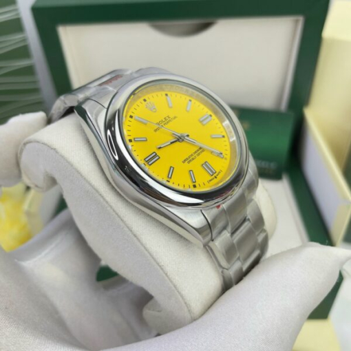 Custom Rolex Oyster Perpetual Yellow Dial - Asian Rolex 174 - Image 2